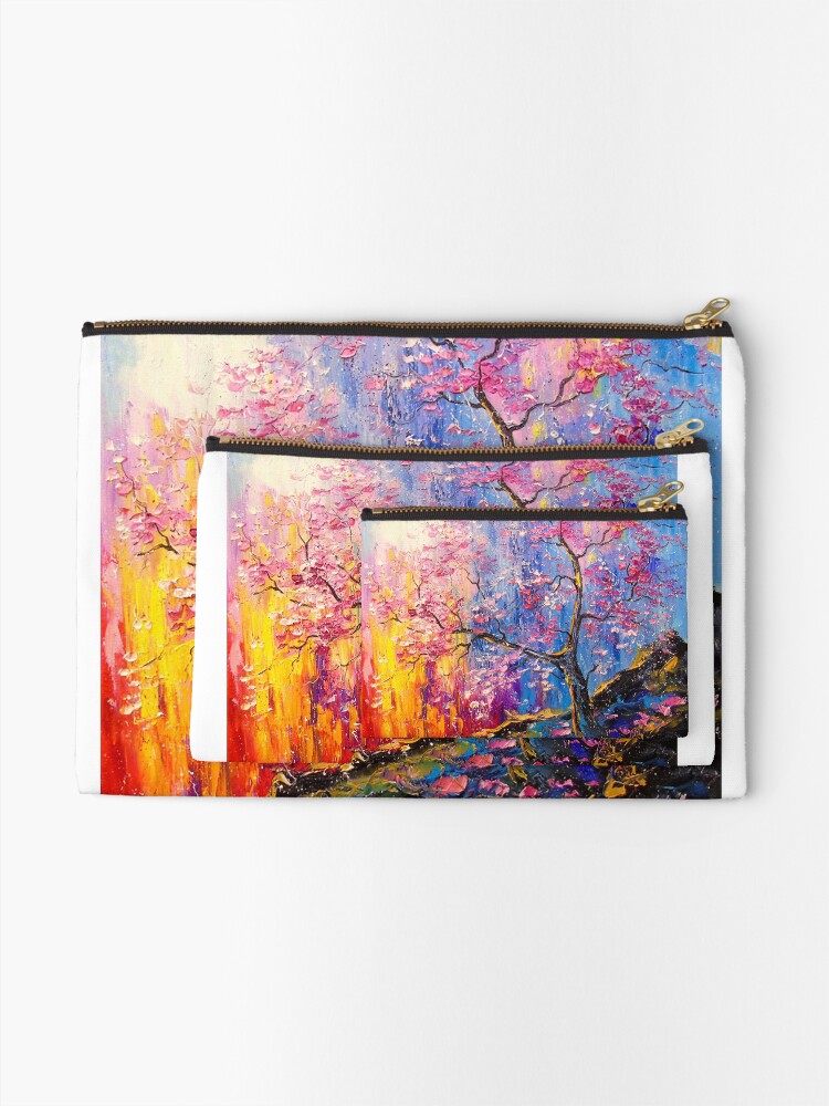 Alternate view of Sakura bloom Zipper Pouch