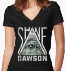 Shane Dawson All-Seeing Eye T-Shirt Women's Fitted V-Neck T-Shirt
