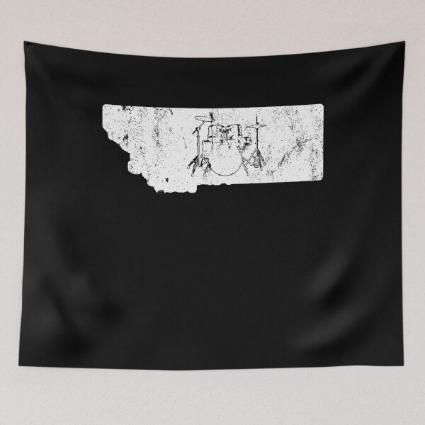 Item preview, Montana Drummer Tshirt designed and sold by shoppzee.
