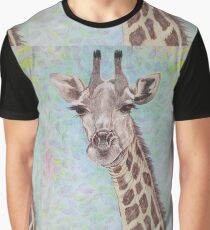 African Giraffe Graphic T-Shirt