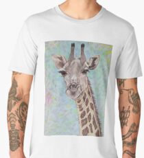 African Giraffe Men's Premium T-Shirt