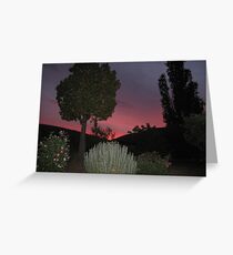 sunset of strath creek Greeting Card