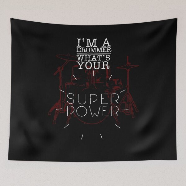 Item preview, Drummer T Shirts Im A Drummer Whats Your Superpower designed and sold by shoppzee.