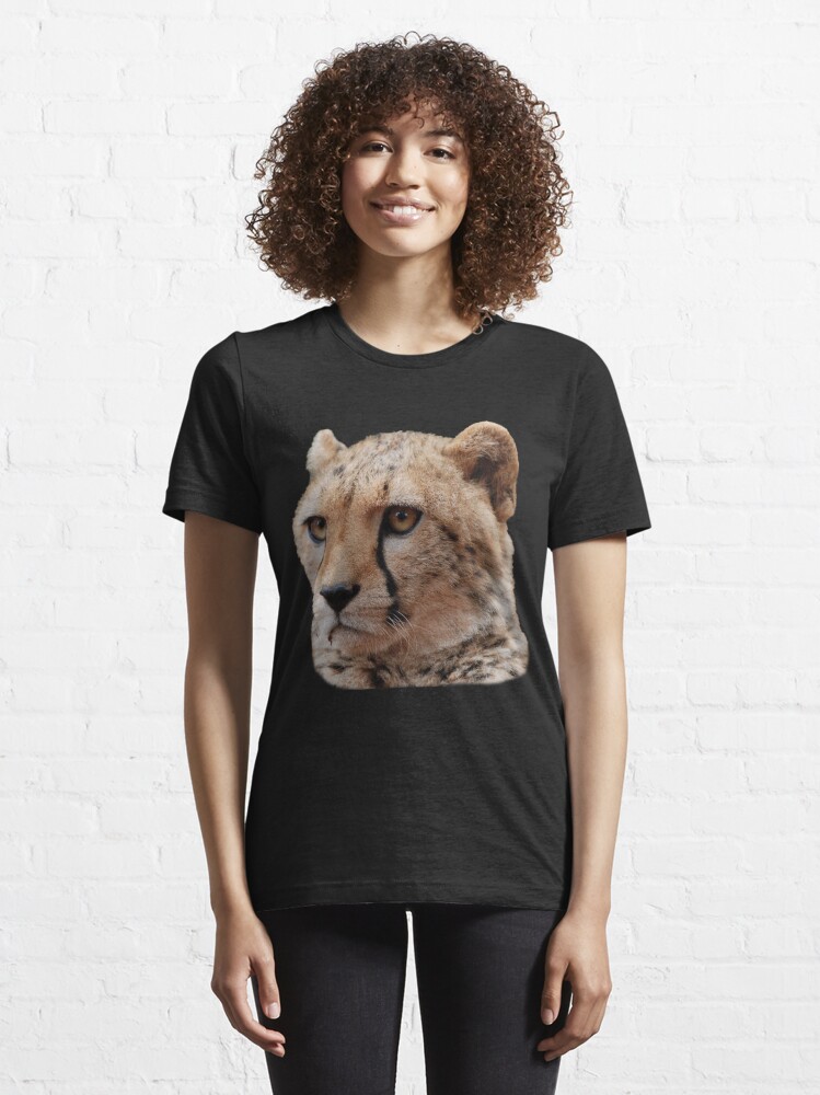 Alternate view of Cheetah Portrait T-Shirt Essential T-Shirt