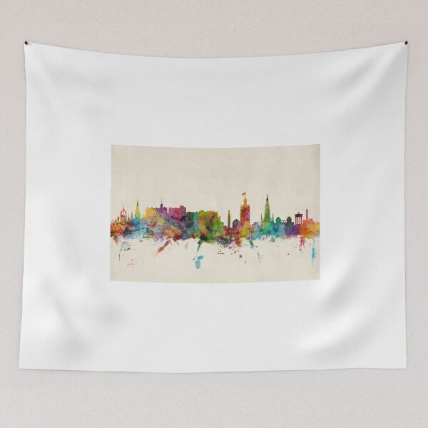 Item preview, Edinburgh Scotland Skyline designed and sold by ArtPrints.