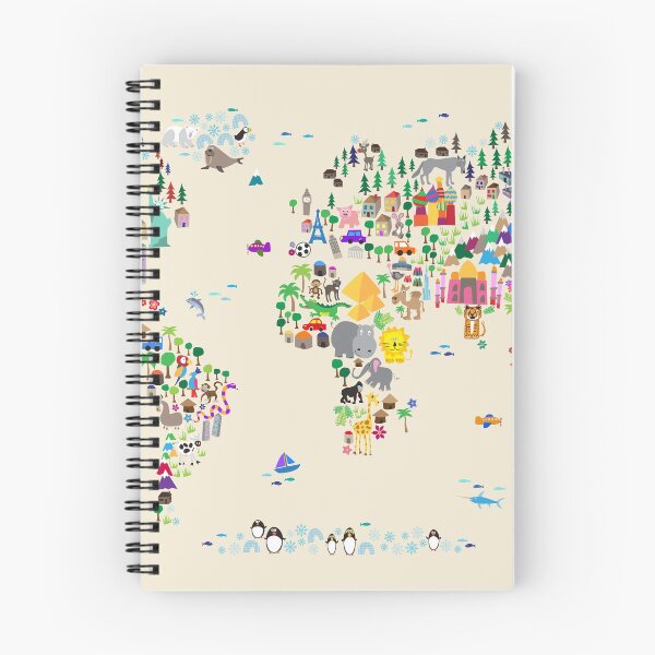 Item preview, Animal Map of the World for children and kids designed and sold by ArtPrints.