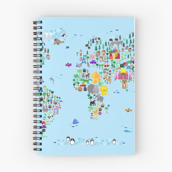 Item preview, Animal Map of the World for children and kids designed and sold by ArtPrints.