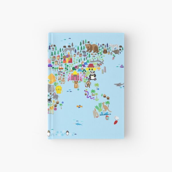 Item preview, Animal Map of the World for children and kids designed and sold by ArtPrints.