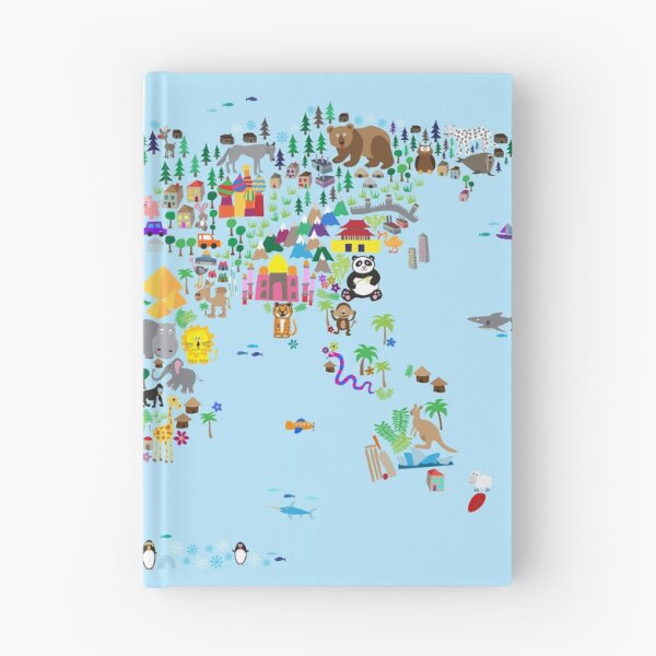 Item preview, Animal Map of the World for children and kids designed and sold by ArtPrints.