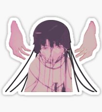 Lain of the Wired glitch Sticker