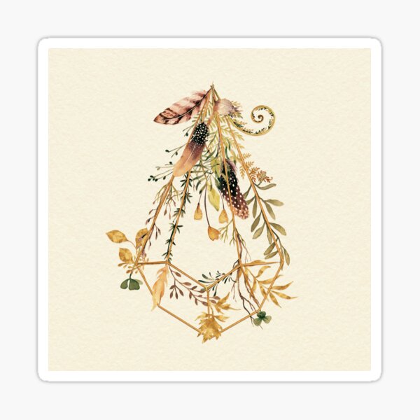 Autumn Gold Sticker