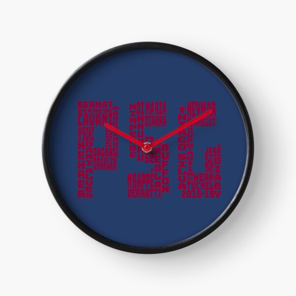 Paris Saint Germain Clocks Redbubble