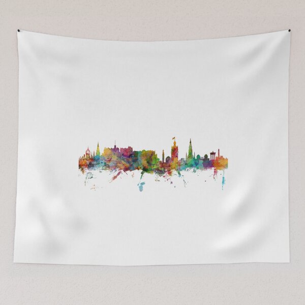 Item preview, Edinburgh Scotland Skyline designed and sold by ArtPrints.