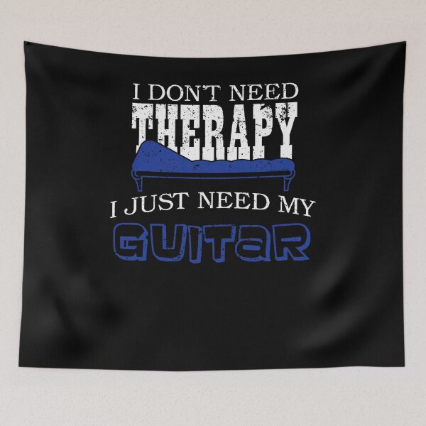 Item preview, I Dont Need Therapy I Just Need My Guitar Player Shirt designed and sold by shoppzee.