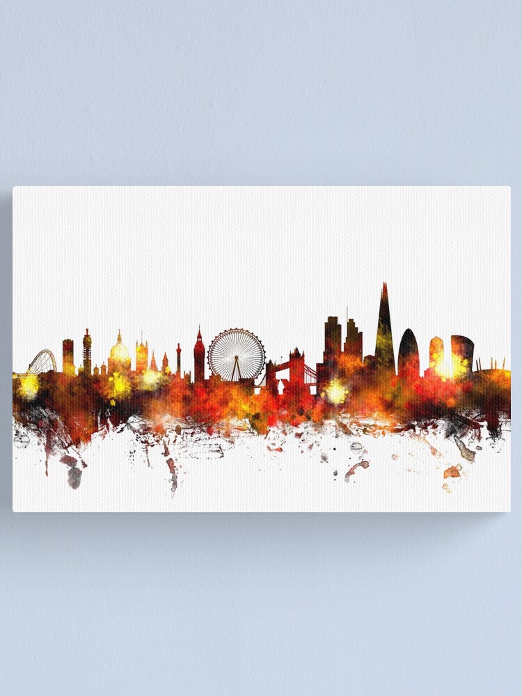 Alternate view of London England Skyline Canvas Print