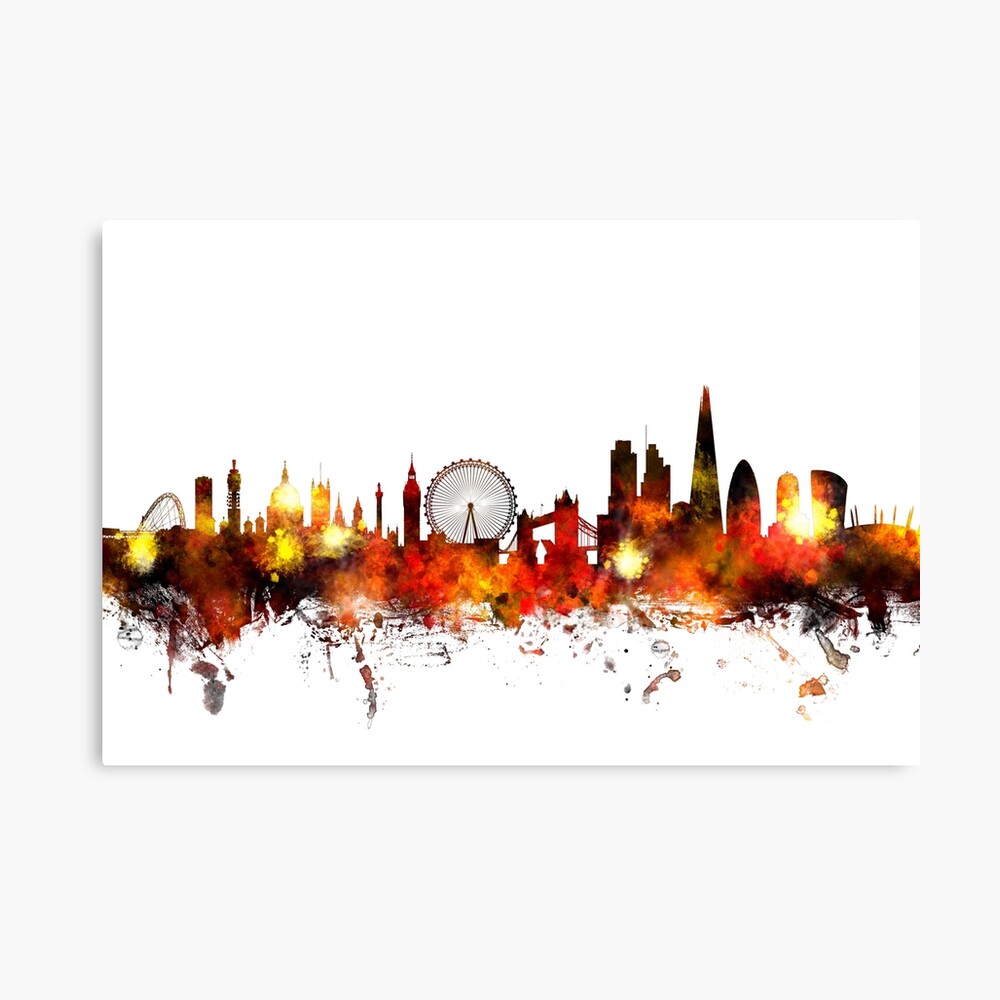 London England Skyline Canvas Print