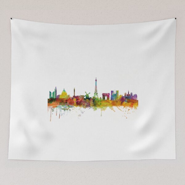 Item preview, Paris France Skyline Cityscape designed and sold by ArtPrints.