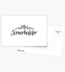 Mrs. Somerhalder Postcards