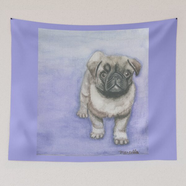 Item preview, Earnest Pug designed and sold by Marcella Chapman.