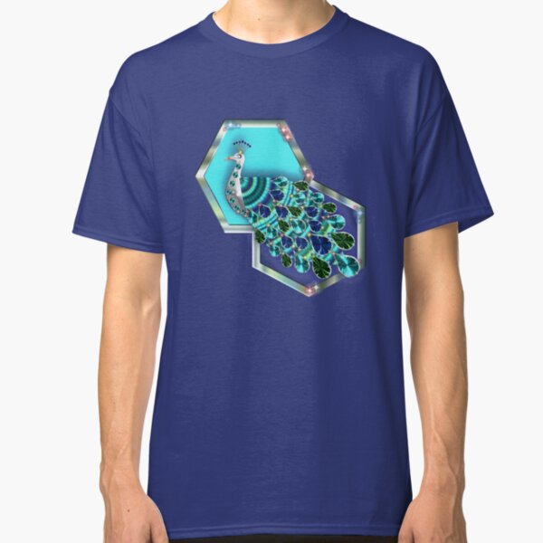 JEWELLED PEACOCK 203. Classic T-Shirt
