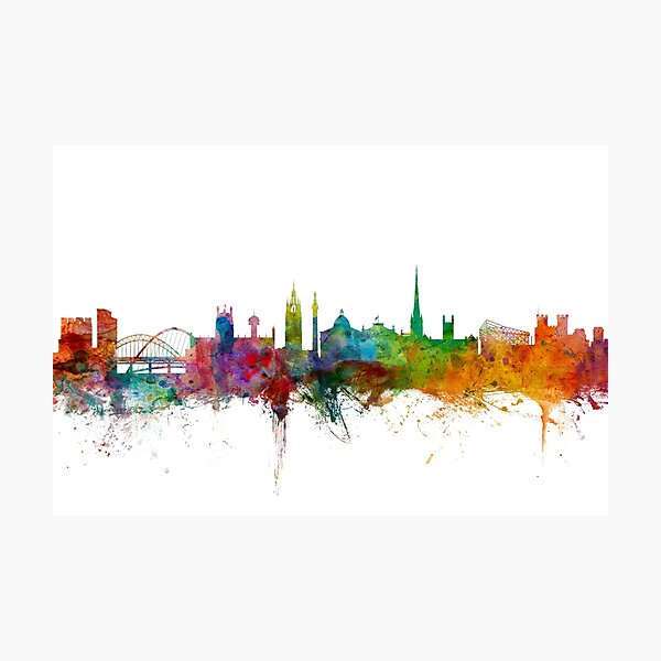 Item preview, Newcastle England Skyline designed and sold by MICHAEL TOMPSETT.