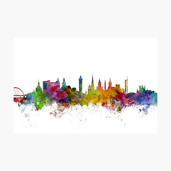 Item preview, Glasgow Scotland Skyline designed and sold by MICHAEL TOMPSETT.