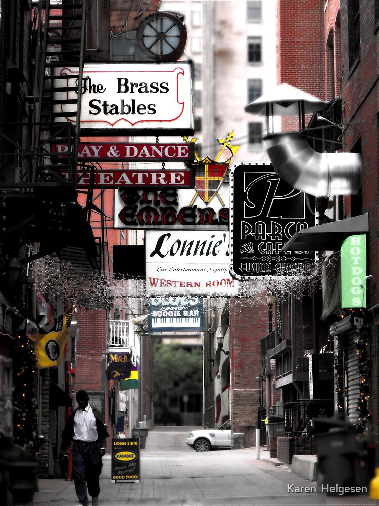 "Printers Alley...." by Karen Helgesen Redbubble