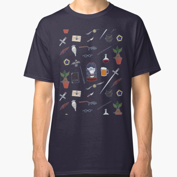 Chouette et baguette nuit T-shirt classique