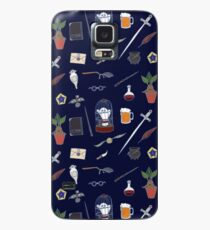 Eule und Stab Nacht Hülle & Klebefolie für Samsung Galaxy