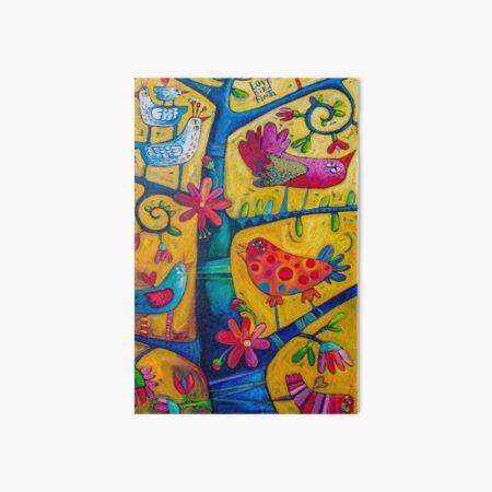 Lovebird Fiesta Art Board Print