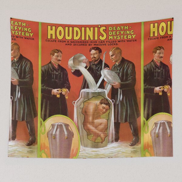 Item preview, Harry Houdini Milk Can Escape Poster designed and sold by themasters.