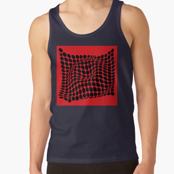 COME INSIDE (RED/BLACK) Camiseta de tirantes
