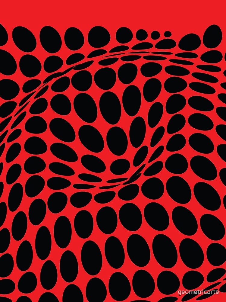 COME INSIDE (RED/BLACK) de geometricarte
