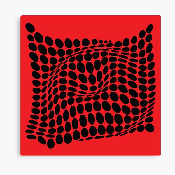 COME INSIDE (RED/BLACK) Lienzo
