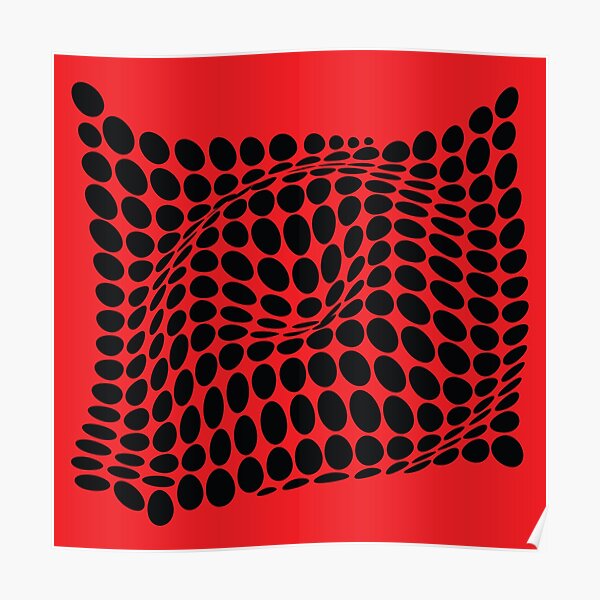 COME INSIDE (RED/BLACK) Póster