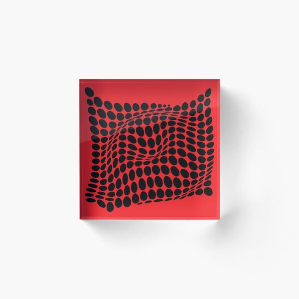 COME INSIDE (RED/BLACK) Bloque acrílico
