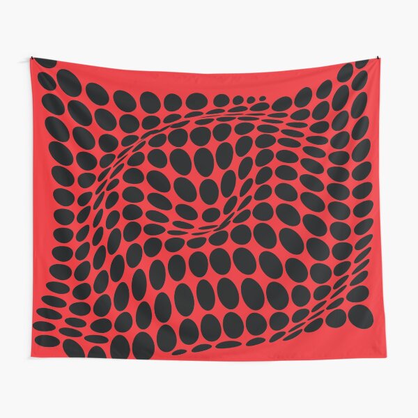 COME INSIDE (RED/BLACK) Tela decorativa