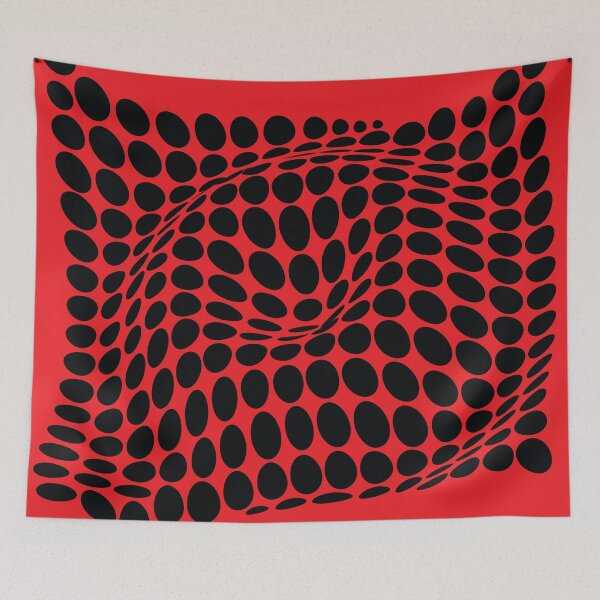 Item preview, COME INSIDE (RED / BLACK) designed and sold by geometricarte.