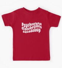 Psychoalphadiscobetabioaquadoloop Kids Tee