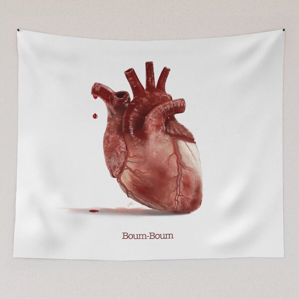Item preview, Heart crude designed and sold by paleoarteymas.