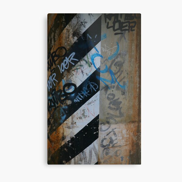 Railway Zebra Metal Print