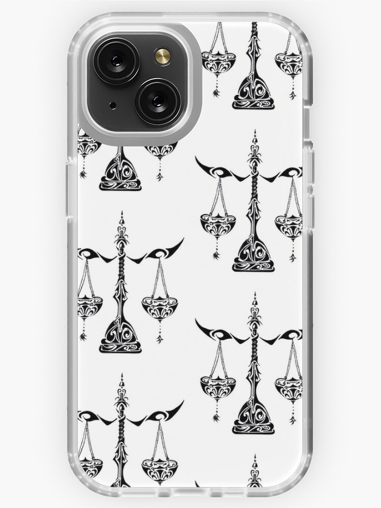 Iphone 15 Plus Case, Shielding Cover, Libra Drawing
