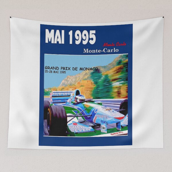 Item preview, MONACO : Vintage 1995 Grand Prix Auto Racing Print designed and sold by posterbobs.