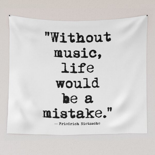 Item preview, Friedrich Nietzsche Music designed and sold by cahunc.