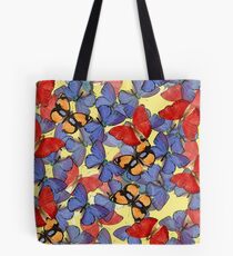 Composition With Echoed Butterflies #2 Tote Bag