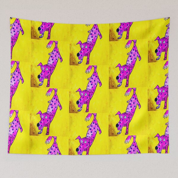 Item preview, Pink Spotted Dog designed and sold by ARTIST99.