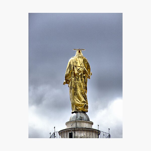 golden back Photographic Print