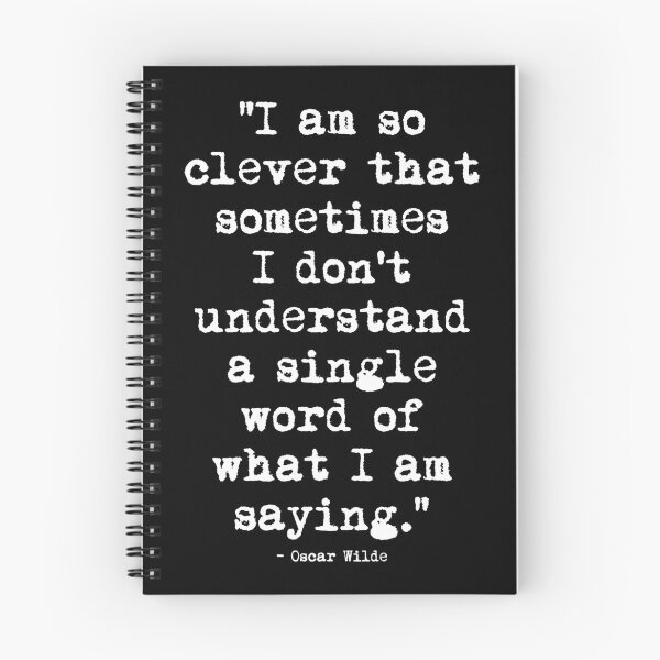 Item preview, Oscar Wilde Cleverness White designed and sold by cahunc.