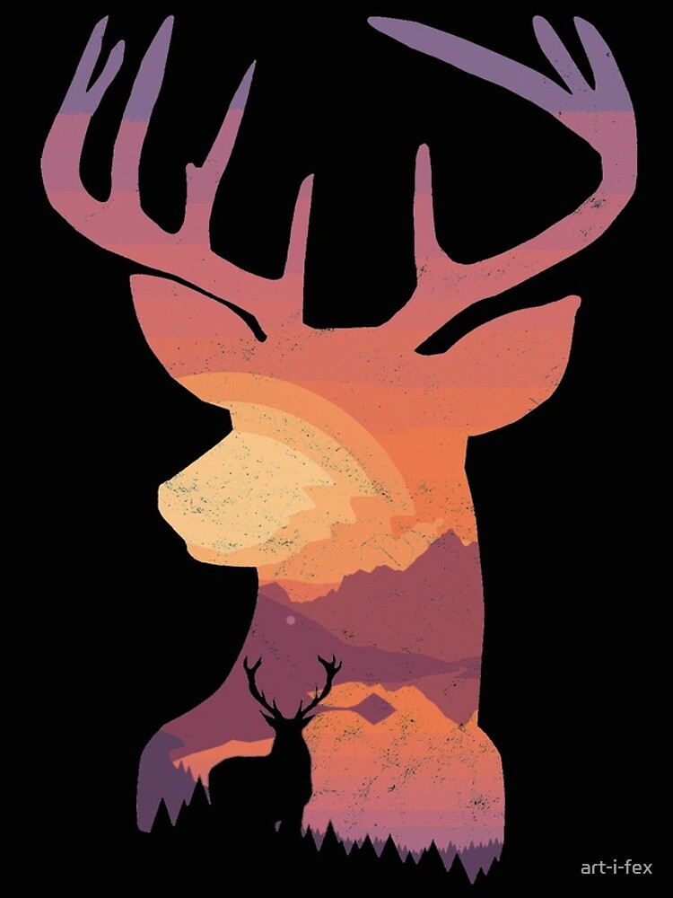 "deer hunter gift red deer forest camping antlers" iPhone Case for Sale