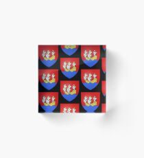French France Coat of Arms 14089 Blason ville fr Morlaix Finistère Bloc acrylique